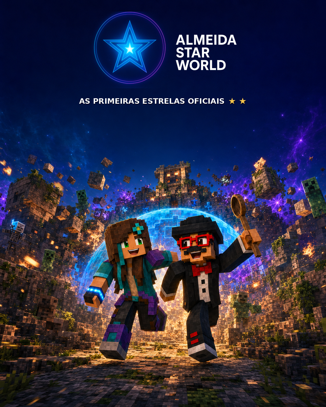 Luna e Barba Louco em uma grande aventura